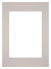 Passe-Partout Photo Frame Size 59,4x84 cm A1 - Photo Size 42x59,4 cm  - Gray Granite