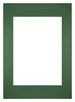 Passe-Partout Photo Frame Size 59,4x84 cm A1 - Photo Size 42x59,4 cm  - Green Forest