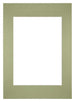 Passe-Partout Photo Frame Size 59,4x84 cm A1 - Photo Size 42x59,4 cm  - Mint green