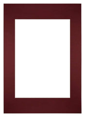 Passe-Partout Photo Frame Size 59,4x84 cm A1 - Photo Size 42x59,4 cm  - Wine Red