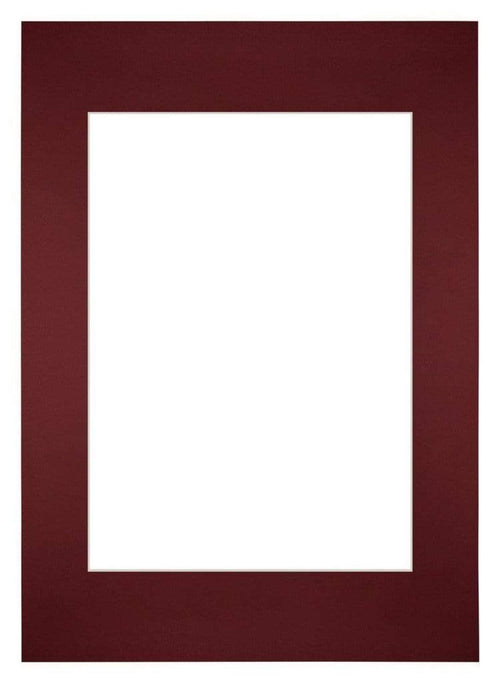 Passe-Partout Photo Frame Size 59,4x84 cm A1 - Photo Size 42x59,4 cm  - Wine Red