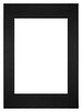 Passe-Partout Photo Frame Size 59,4x84 cm A1 - Photo Size 42x59,4 cm  - Black