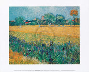 Vincent Van Gogh Vista di Arles Con Irises Art Print 30x24cm | Yourdecoration.co.uk