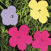 Andy Warhol Flowers C. 1964 Art Print 60x60cm | Yourdecoration.co.uk