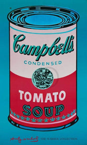 Andy Warhol Campbell's Soup Art Print 60x100cm | Yourdecoration.co.uk