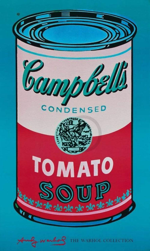 Andy Warhol Campbell's Soup Art Print 60x100cm | Yourdecoration.co.uk