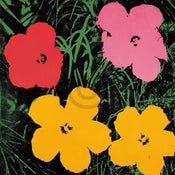 Andy Warhol Flowers C. 1964 Art Print 60x60cm | Yourdecoration.co.uk