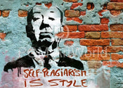 Edition Street Self Plagiarism is style Art Print 50x70cm | Yourdecoration.co.uk