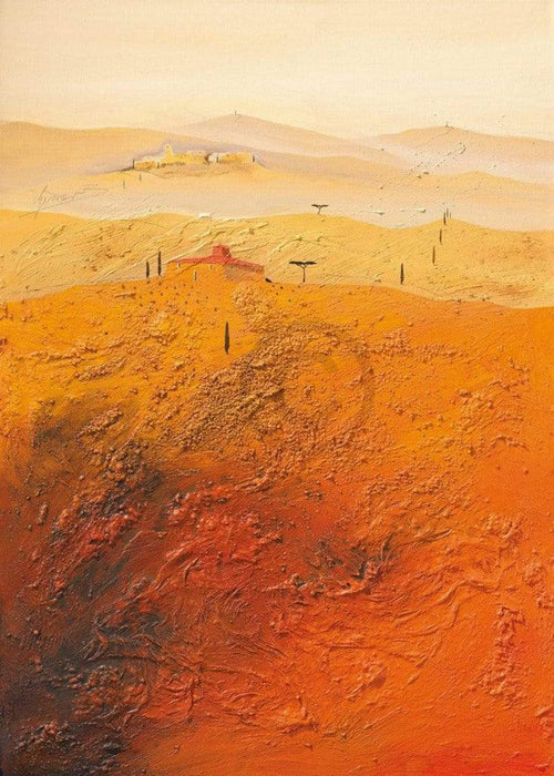 Bernhard Gerner Mediterrane Landschaft 1 Art Print 50x70cm | Yourdecoration.co.uk