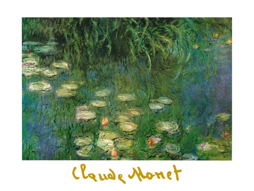 Claude Monet Ninfee dell'Orangerie Art Print 80x60cm | Yourdecoration.co.uk