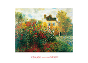 Claude Monet The Artist's Garden Art Print 70x50cm | Yourdecoration.co.uk