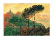 Claude Monet The Church at Varengeville Art Print 80x60cm | Yourdecoration.co.uk