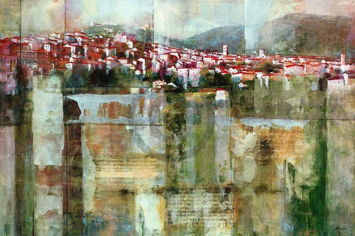 Douglas Tuscan Hillside Art Print 91x61cm | Yourdecoration.co.uk