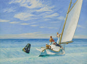 PGM Edward Hopper Ground Swell 1939 Art Print 70x50cm | Yourdecoration.co.uk