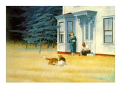 PGM Edward Hopper Cape Cod Evening Art Print 40x30cm | Yourdecoration.co.uk