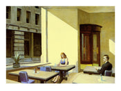 PGM Edward Hopper Sunlight in a Cafeteria Art Print 40x30cm | Yourdecoration.co.uk