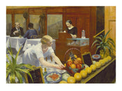 PGM Edward Hopper Tablets for Ladies Art Print 40x30cm | Yourdecoration.co.uk