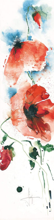 Ekkehard Hofmann Mohn I Art Print 20x99cm | Yourdecoration.co.uk