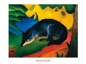 Franz Marc Fuchs Art Print 80x60cm | Yourdecoration.co.uk