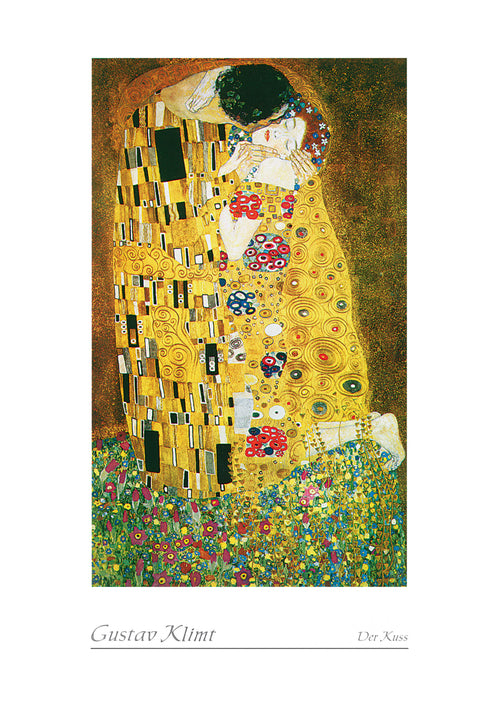 Gustav Klimt Der Kuss Art Print 50x70cm | Yourdecoration.co.uk