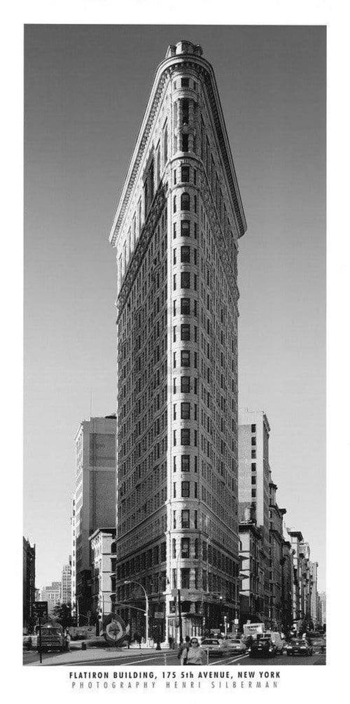 Henri Silberman Flatiron Building Art Print 50x100cm | Yourdecoration.co.uk