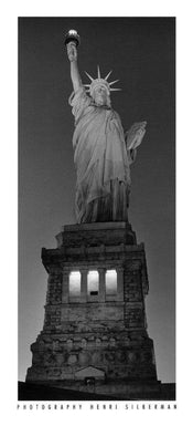 Henri Silberman Statue of Liberty Art Print 22x50cm | Yourdecoration.co.uk