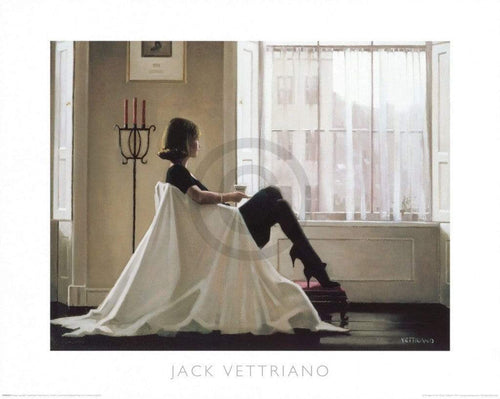 Jack Vettriano In Thoughts of You Art Print 50x40cm | Yourdecoration.co.uk