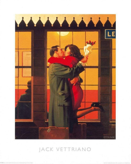 Jack Vettriano Back Where You Belong Art Print 40x50cm | Yourdecoration.co.uk