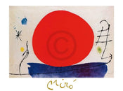 Joan Miro Senzo titolo, 1967 Art Print 80x60cm | Yourdecoration.co.uk