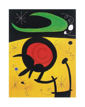 Joan Miro Vuelo de pajaros Art Print 40x50cm | Yourdecoration.co.uk