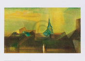 Lyonel Feininger Nermsdorf Art Print 70x50cm | Yourdecoration.co.uk