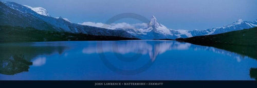 John Lawrence Matterhorn, Zermatt Art Print 95x33cm | Yourdecoration.co.uk