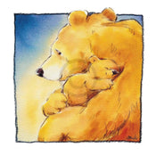 Makiko Mother Bear's Love I Art Print 30x30cm | Yourdecoration.co.uk