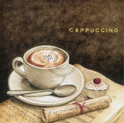 Mepas G.P. Cappuccino Art Print 40x40cm | Yourdecoration.co.uk