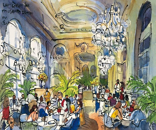 Michael Leu Luncheon, MusÃ©e d'Orsay Art Print 60x50cm | Yourdecoration.co.uk