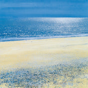 Paul Evans Silver Tide Art Print 61x61cm | Yourdecoration.co.uk