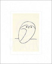 Pablo Picasso Le Hibou Art Print 50x60cm | Yourdecoration.co.uk