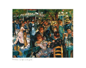 Auguste Renoir Le Moulin de la Galette Art Print 70x50cm | Yourdecoration.co.uk