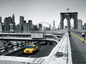 Thomas Reis Yellow Cab Art Print 80x60cm | Yourdecoration.co.uk