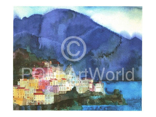 Ralf Westphal Amalfi, Golf von Salerno Art Print 40x30cm | Yourdecoration.co.uk