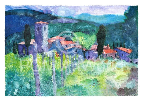 Ralf Westphal Castello di Spaltenna, Chianti Art Print 70x50cm | Yourdecoration.co.uk