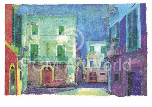 Ralf Westphal Via Palazzi Trani / Apulien Art Print 90x70cm | Yourdecoration.co.uk