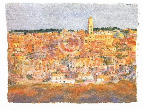 Ralf Westphal Matera Sassi / Basilicata Art Print 100x70cm | Yourdecoration.co.uk