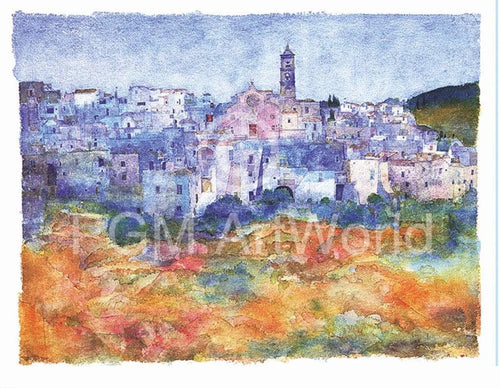 Ralf Westphal Miglionico / Basilicata Art Print 100x70cm | Yourdecoration.co.uk