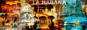 Saskia Porkay La Habana Art Print 100x35cm | Yourdecoration.co.uk