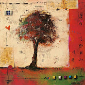 Sonja Kobrehel Tree II Art Print 70x70cm | Yourdecoration.co.uk