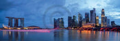 Shutterstock Panorama of Singapore Art Print 95x33cm | Yourdecoration.co.uk