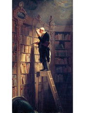 Carl Spitzweg Der BÃ¼cherwurm Art Print 60x80cm | Yourdecoration.co.uk