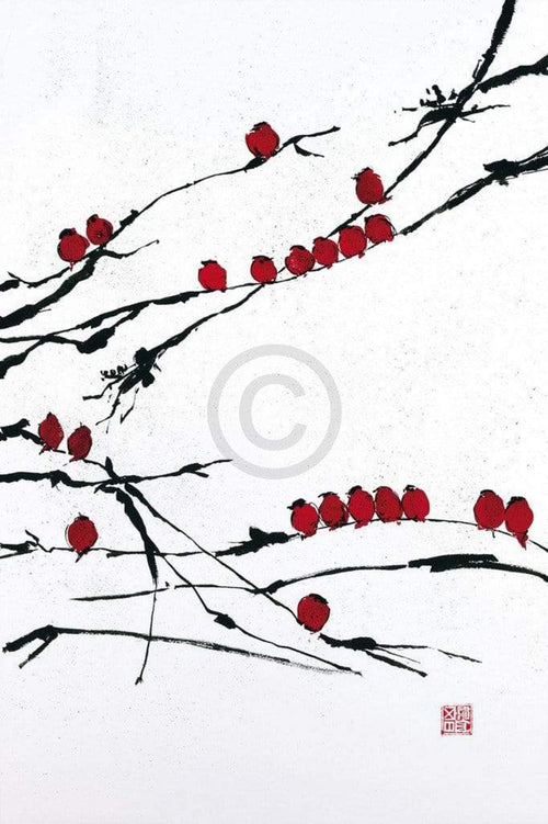 Jenny Tsang Bamboo Chorus Art Print 41x61cm | Yourdecoration.co.uk