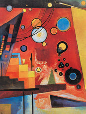 Wassily Kandinsky Schweres Rot Art Print 60x80cm | Yourdecoration.co.uk